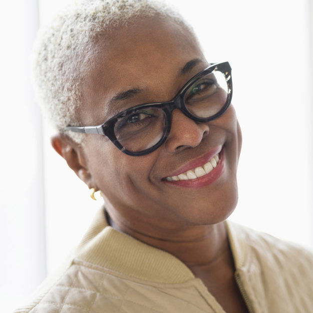 BlackWomanElderlySmiling